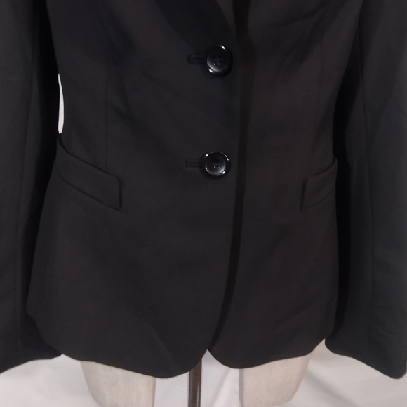 The Limited Blazer buttonUp Jacket, Women, Black, Spread Collar, Long Sleeve, 8 - Picture 6 of 11